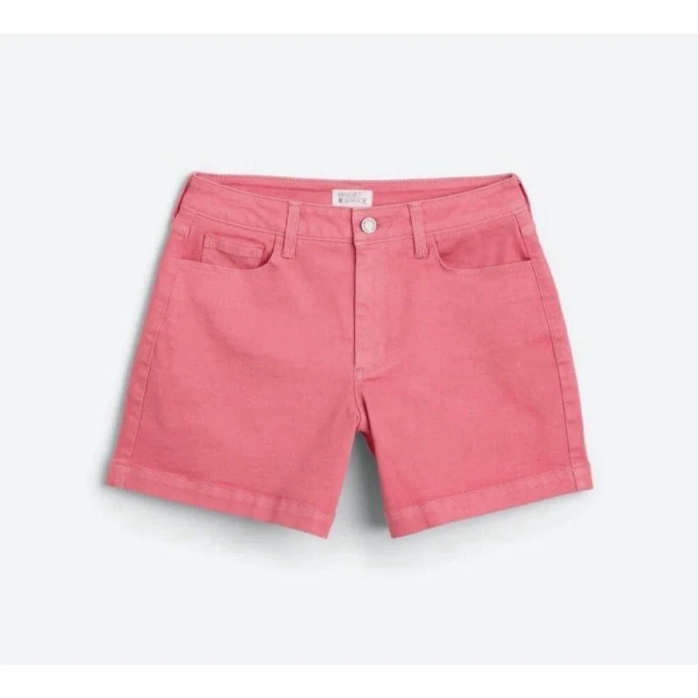 MARKET & SPRUCE StitchFix Dark Pink Dylan High Rise Garment Dye Short Womens 24W